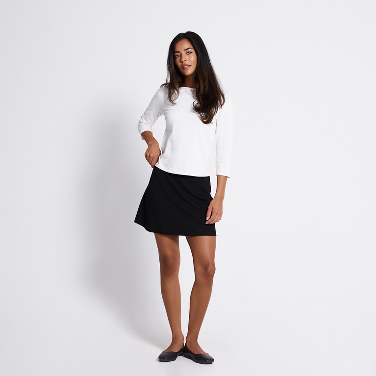 Short a-line skirt "Lindy" Black